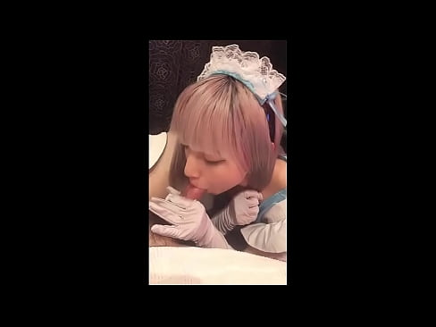 ❤️ יפני איידול [מאיוקה], תחפושת עוזרת צרפתית, חלק 1, מציצה וטלטלה עם קרם פורנו fb אצלנו ❤